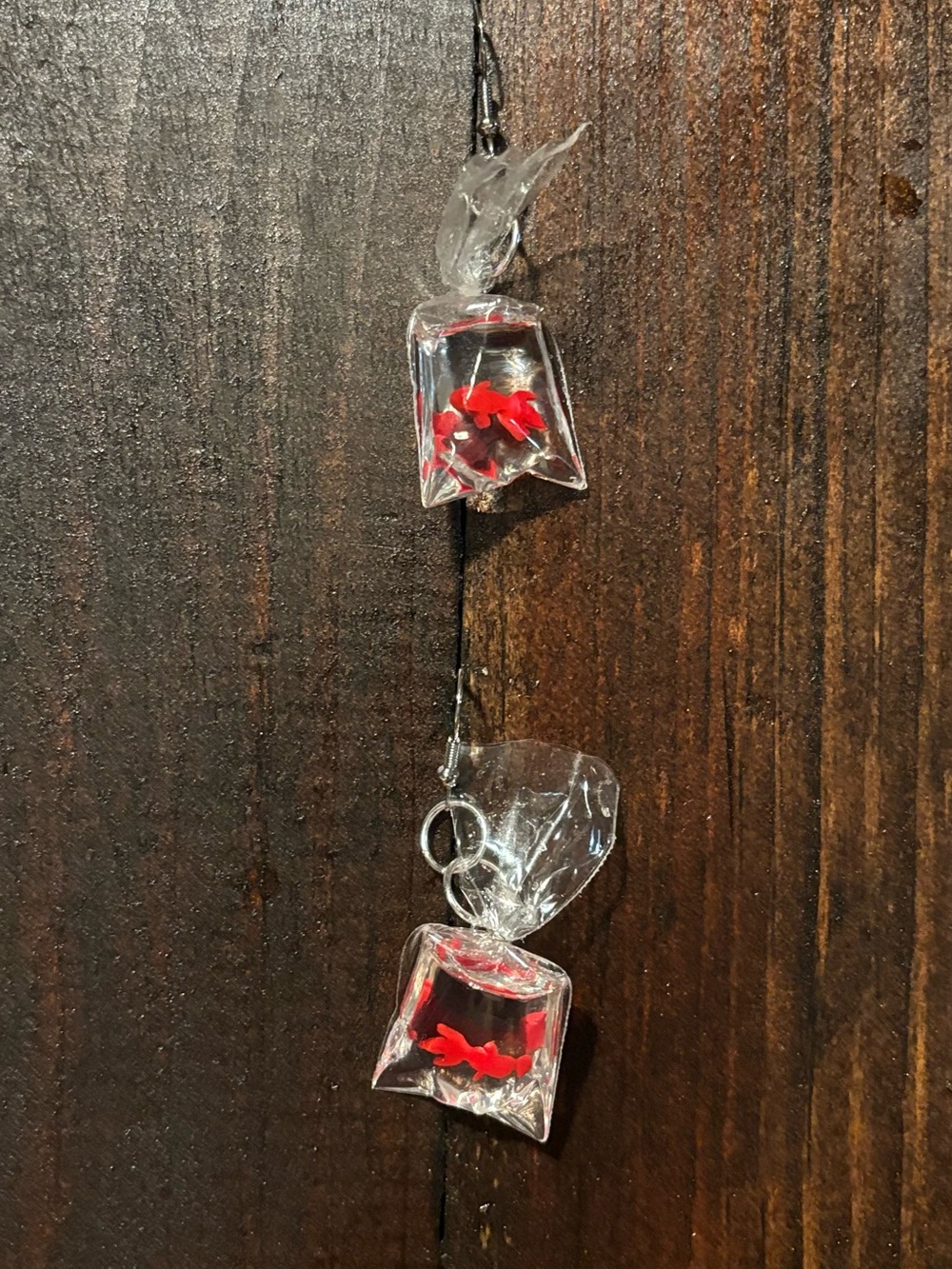 Handmade fishhook earrings